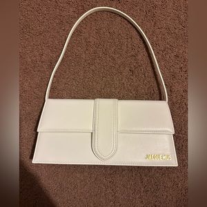 Jacquemus Le bambino long bag white